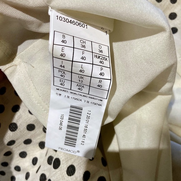 PROMOD Polka dot dress (US size 10) - Picture 6 of 8